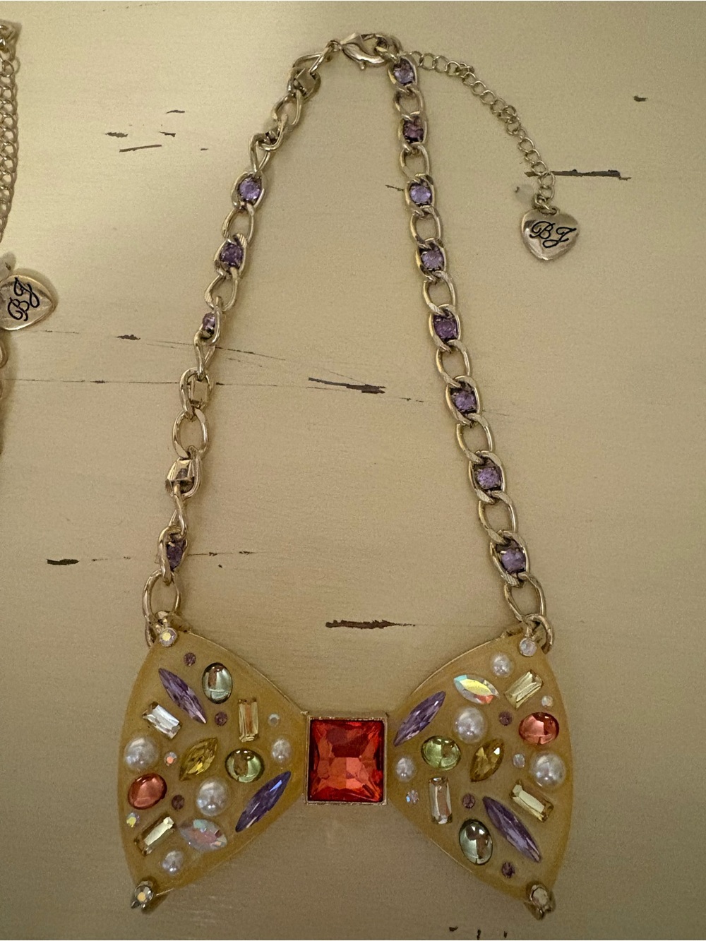 Betsey Johnson Lot 3 Bow tie Choker Necklaces - Picture 3 of 14